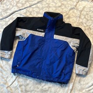 Columbia Core Interchange 3-in-1 Winter Ski Jacket Blue Size XL